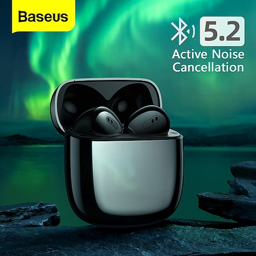 

baseus storm 3 fones de ouvido adaptativos anc bluetooth 5.2 tws fones de ouvido sem fio fones de ouvido esportivos de alta fidelidade fones de ouvido com cancelamento de ruído ativo