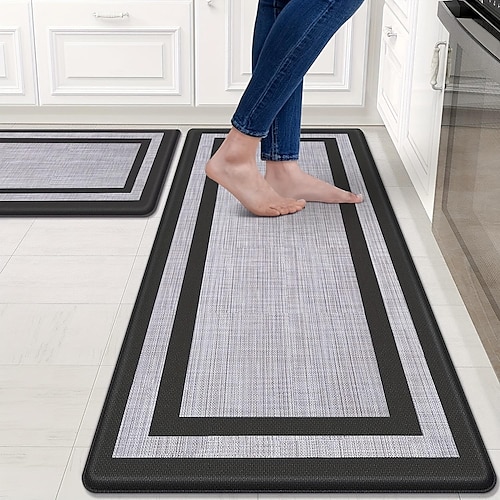 1pc Soft Kitchen Floor Mat, Non-slip Oilproof Waterproof Floor Mat