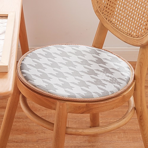 

1 pcs Polyester Taie d'oreiller et insert, Décoration artistique Couleur Pleine Moderne Loisir Rond Zip Traditionnel Classique