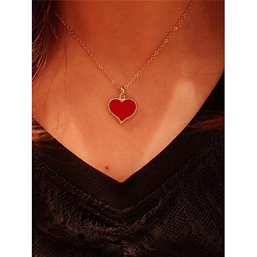 

Women's necklace Fashion Outdoor Heart Necklaces