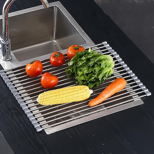 Roll-Up Dish Drying Rack-Over the sink – PJ KITCHEN ACCESSORIES