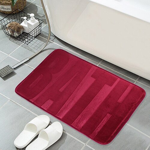 Bath Mats for Bathroom Non-Slip -Bathroom Rugs Washable Soft