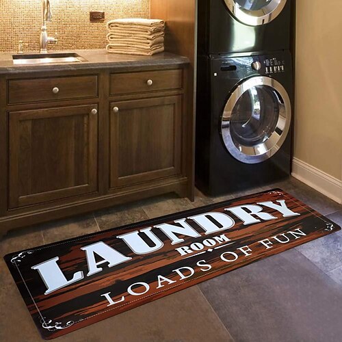 

Laundry Room Rug Kitchen Sink Carpet Mat Long Laundry Room Mat Mudroom