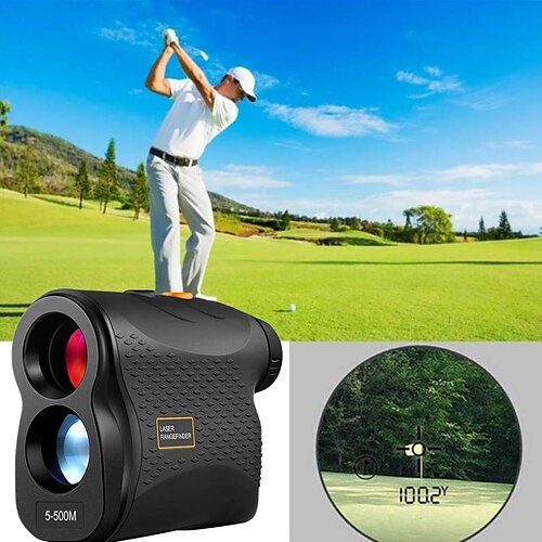 

500M Handheld Golf Rangefinder Telescope Measuring Instrument Multifunctional Portable Laser Altimeter for Golf Sport Hunting