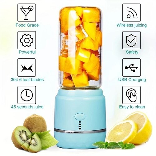 Blend Portable Blender Jet On The Go USB Rechargeable Mini Fruits Small  Personal Blender For Shakes And Smoothies With 2023 - US $20.99