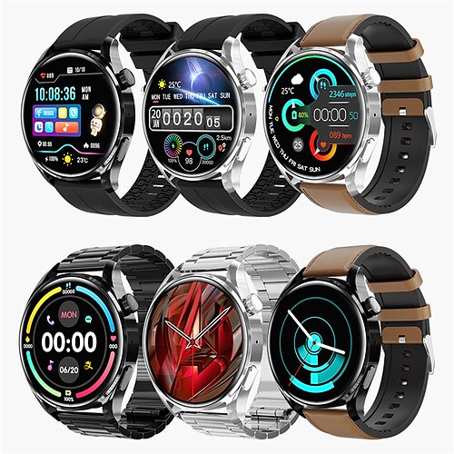

HG3 Relógio inteligente 1.39 polegada Relógio inteligente Bluetooth Podômetro Monitor de Atividade Monitor de frequência cardíaca Compatível com Android iOS Feminino Masculino Suspensão Longa