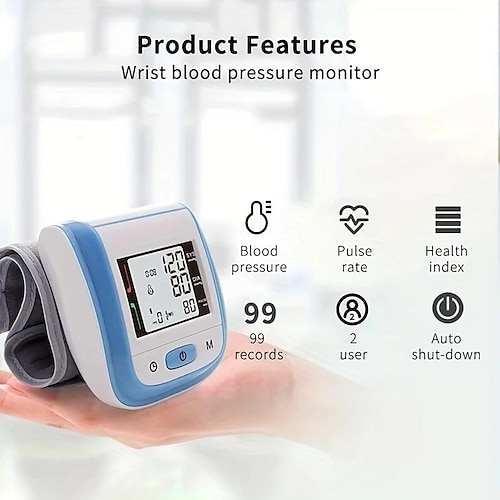 

tensiomètre numérique automatique au poignet tensiomètre numérique lcd fréquence cardiaque compteur d'impulsions