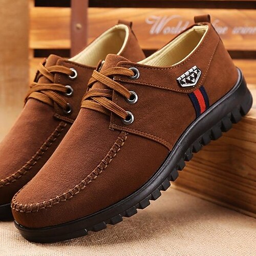 

Men's Sneakers Casual Shoes Comfort Shoes Vintage Casual Outdoor Daily Walking Shoes Canvas Warm Breathable Height Increasing Coffee color Yellow Blue Summer