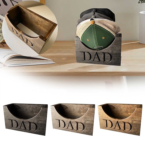 

Baseball Hat Holder Rack Fathers Day Gifts Hat Organizers for Baseball Caps Home Decor