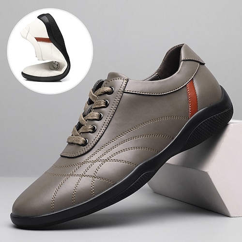 

Homens Tênis Sapatos casuais masculinos Mocassim Sapatos Confortáveis Mocassins de couro Vintage Casual Formais Ao ar livre Diário Tênisq Caminhada Pele Respirável Confortável Antiderrapante Preto