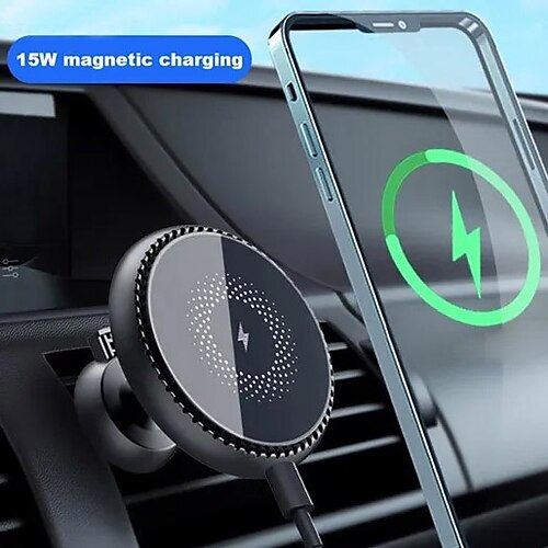 

Suporte para telefone de ventilação do carro Ajustável Magnética Multifunções Suporte de telefone para Carro Compatível com Todos os telefones celulares Acessório para Celular