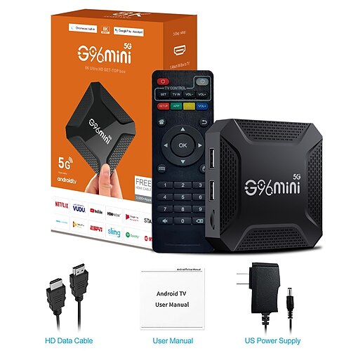 

Android 11 e superior TV Box Tomada de fábrica G96mini 5G 8K 8K RK3318 2GB 4GB 64GB 32GB 16GB