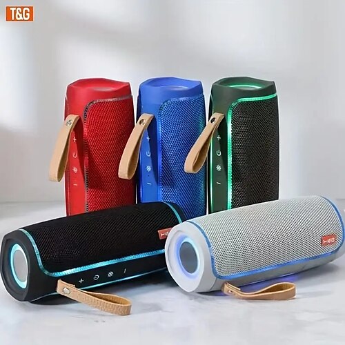 

TG287 Haut-parleur Bluetooth Bluetooth Radio FM Son stéréo Lumière colorée RVB Haut-parleur Pour Téléphone portable