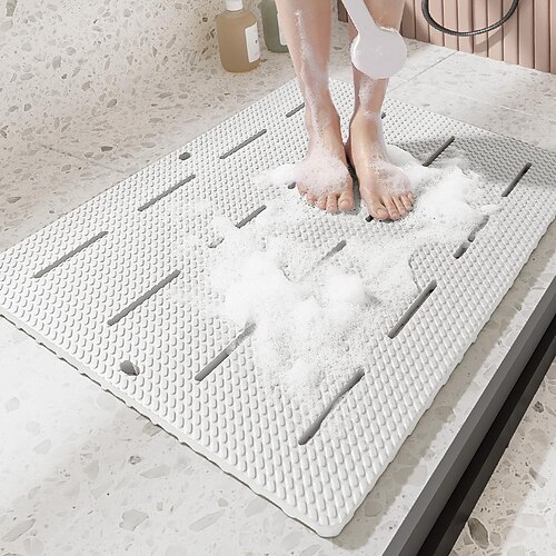 

Alfombrilla de baño antideslizante eovna, alfombrilla de baño de ducha de seguridad, almohadilla de masaje de plástico, alfombra de baño, alfombrilla de baño con ventosa para drenaje de suelo