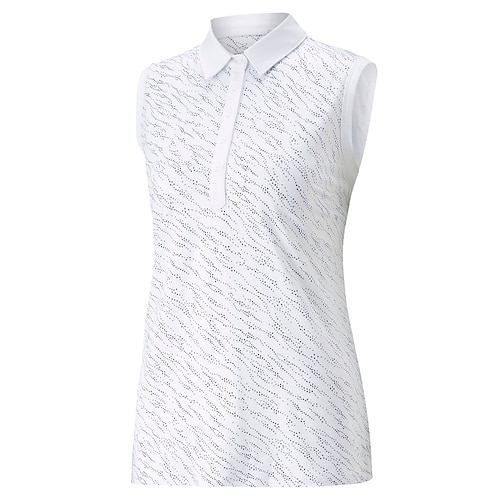 

Damen poloshirt Golfhemd Golfkleidung Atmungsaktiv Schnelltrocknend Weich Ärmellos Weste / Fahrradweste Shirt Regular Fit Bedruckt Sommer Frühling Fitnesstraining Golfspiel Badminton