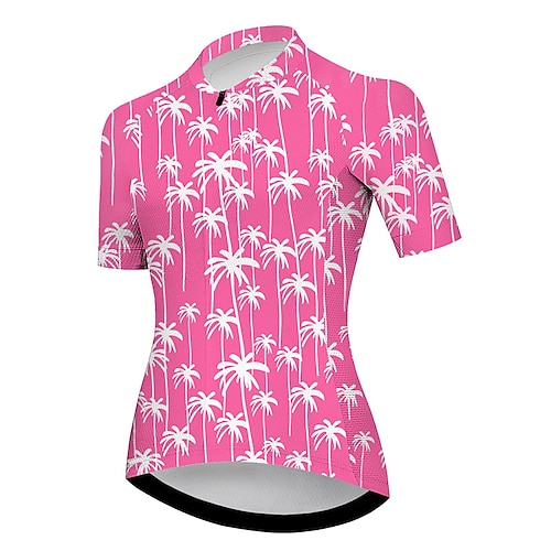 

21Grams Femme Maillot Velo Cyclisme Manche Courte Cyclisme Top avec 3 poches arrière VTT Vélo tout terrain Vélo Route Respirable Séchage rapide Evacuation de l'humidité Bandes Réfléchissantes Jaune