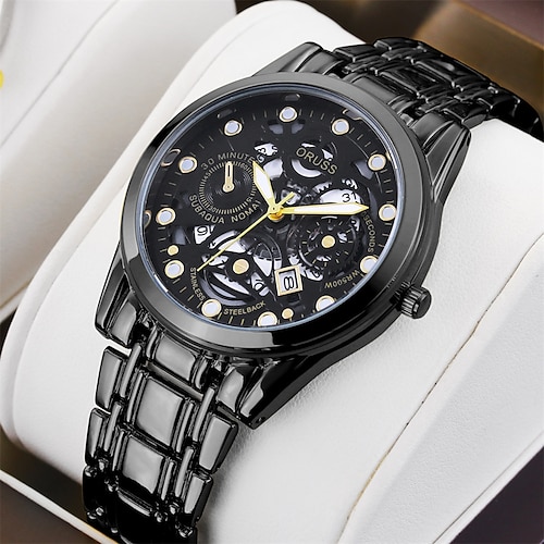 NEKTOM Men's Watches Quartz Watch Waterproof Watches Steel Strap