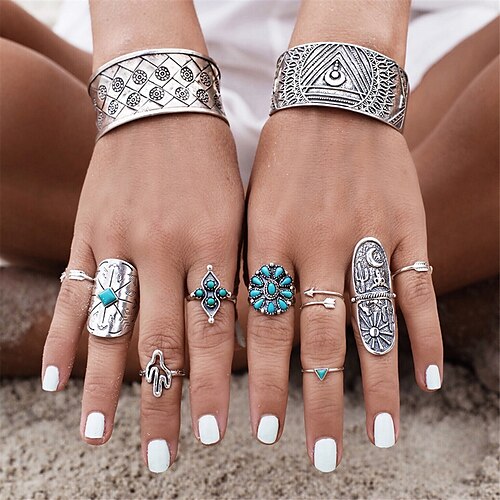 

Women's Rings Archaistic Outdoor Floral Ring