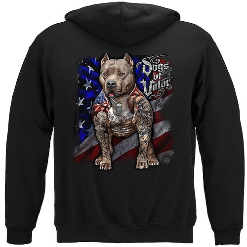 

Hombre Sudadera Con Capucha Negro Con Capucha Animal Perro Estampados Estampado Diario Deportes Impresión 3D Ropa de calle Design Básico Primavera Otoño Ropa Sudaderas con capucha Sudaderas