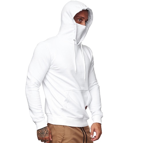 

Herren Hoodie Sweatshirt Kapuze Zur Seite fahren Schwarz Weiß Dunkelgray Grau Mit Kapuze Glatt Tasche Sport Natur Täglich Sport Strassenmode Brautkleider schlicht sportlich Frühling Sommer