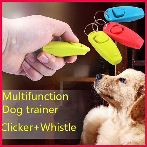 

Clicker multifunción para mascotas, silbato, entrenador de perros, clicker, flauta para perros, clicker, entrenamiento de mascotas