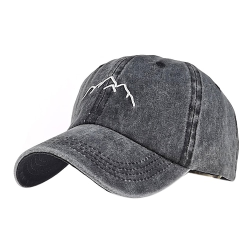 

Unisexo Gorra de Béisbol Sombrero para el sol Negro Azul Piscina Poliéster Lavado Viaje Estilo playero Exterior Vacaciones Plano Ajustable Moda