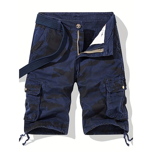 

Herren Cargo Shorts Kurze Hosen Shorts Kurze Hosen Kurze Hose für Wanderer Multi Pocket Tarnfarben tragbar Knielänge Casual Täglich Modisch Strassenmode Armeegrün Kamel