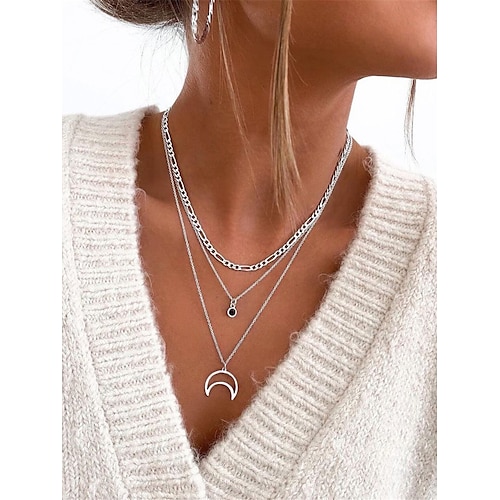 

Mulheres Colares Moda Ao ar livre MOON Colares