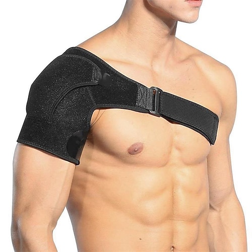 

1pc Shoulder Brace Support And Compression Sleeve For Torn Rotator Cuff AC Joint Pain Relief Arm Immobilizer Wrap Ice Pack Pocket Stability Strap Dislocated Shoulder For Men And Women