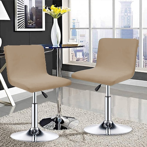 

Housse de tabouret de bar tabouret de comptoir housse de chaise de pub pour salle à manger housse de protection de tabouret de bar en velours housse de chaise parson housses ensemble de 2, style