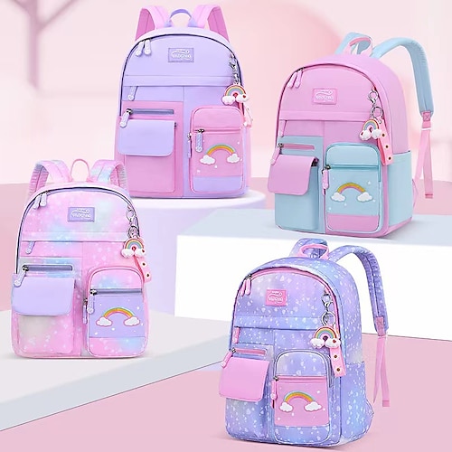 

милый рюкзак противоугонная нейлоновая школьная сумка для детей девочек мультфильм детский рюкзак школьный повседневный рюкзак книжные сумки eth, обратно в школу подарок