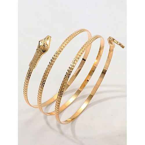 

Mujer Brazalete Moda Exterior Serpiente Pulsera