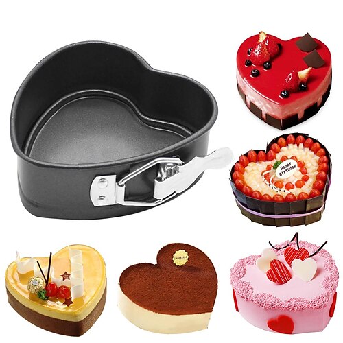 1PC 4 Inch Cake Pans Baking Tin Non-stick Springform Baking Tray