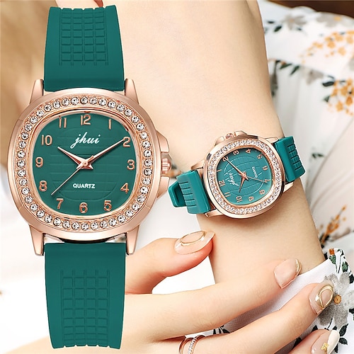 

Femmes montre à quartz minimaliste robe montre couleur bonbon étanche silicone montre décontractée dame filles cadeaux montre-bracelet