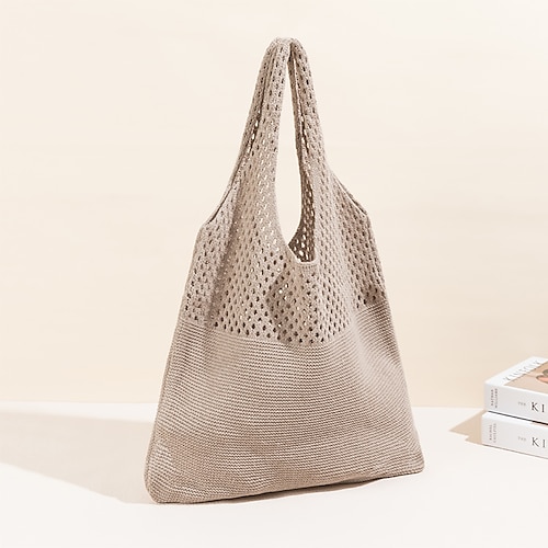 ★TOUT Y EST★ Soft Mesh Shoulder Bag Beige WG898612 HN3A3A5 BAGS – TOUT Y EST