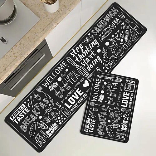 

beau tapis de cuisine tapis anti-fatigue pour le sol de la cuisine tapis et tapis de cuisine antidérapant tapis de cuisine étanche confort debout tapis