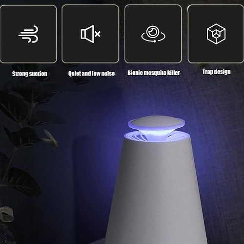 

Mosquito Killer LampPortable Safe Uv Physical Repellent Lamp Flies Bugs Insects Inhaler Trap Usb Kids Safe Non-Toxic No Radiation