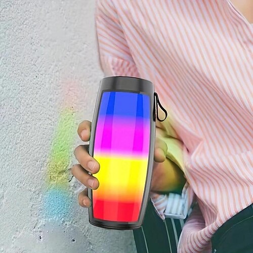 

haut-parleurs bluetooth rgb haut-parleur bluetooth émettant de la lumière coloré carte portable son bluetooth