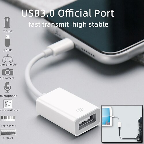 

cabo relâmpago usb 3.0 cabo usb otg cabo 2.1 uma alta transferência de dados durável sílica gel líquido para macbook iphone telefone acessório