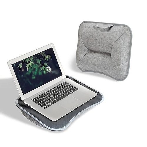 

mesa de laptop de viagem portátil minimalista mesa de laptop com almofadas espuma de alta densidade é macia e confortável para telefone pad