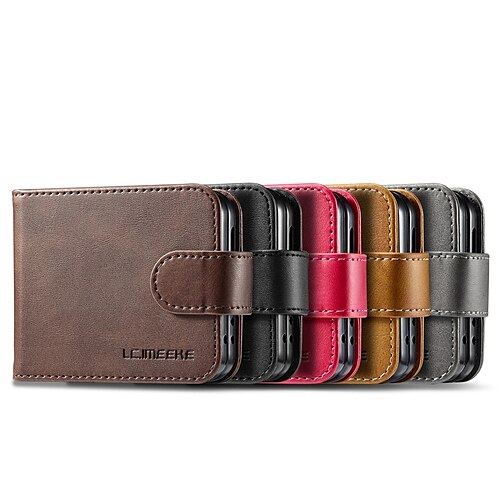 

Handy Hülle Handyhüllen Für Samsung Galaxy Z Flip 5/4/3 Ledertasche Flipbare Hülle Steckplätze für Kartenhalter Ständer Einfarbig PC PU-Leder