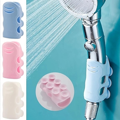 

Caterpillar Shower Suction Cup Silicone Free Punch Shower Bracket Base Removable Bath Shower Shower Head