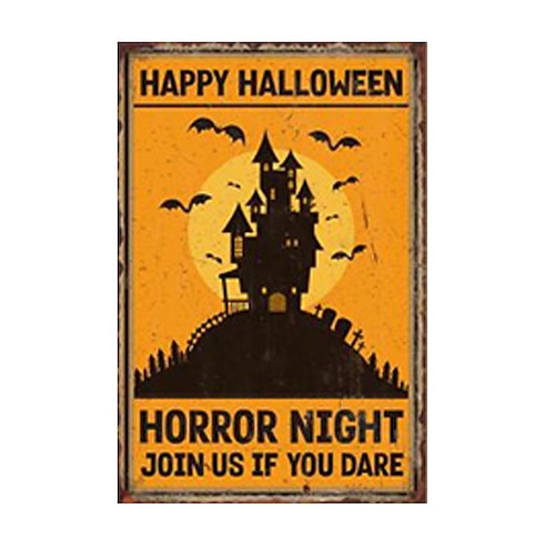 

1 Stück Halloween-Metall-Blechschild, Geist, Hexe, Kürbis, Blechschild, Vintage-Küchenschilder, Wanddekoration, Malerei, Wandbehang für Restaurant-Dekor, Bar-Dekor, Heimdekoration, Wandkunst,