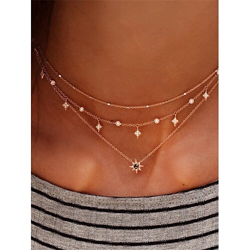 

Women's necklace Fashion Outdoor Star Necklaces