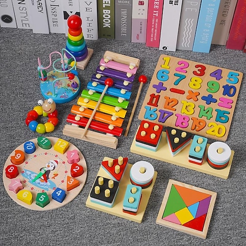 

Eight-Tone Hand-Knocking Piano Infant Early Education Musical Instrument Music Enlightenment Hand-Brain Coordination Interaction Wooden Toy