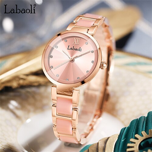 

labaoli femmes montre à quartz de luxe mode strass affaires étanche décoration alliage montre