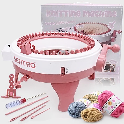 Children'S Large Diy Knitting Machine 48-Pin Star Cylinder Knitting Wool  Machine Knitting Wool Play House Toy 843 2024 - $58.99