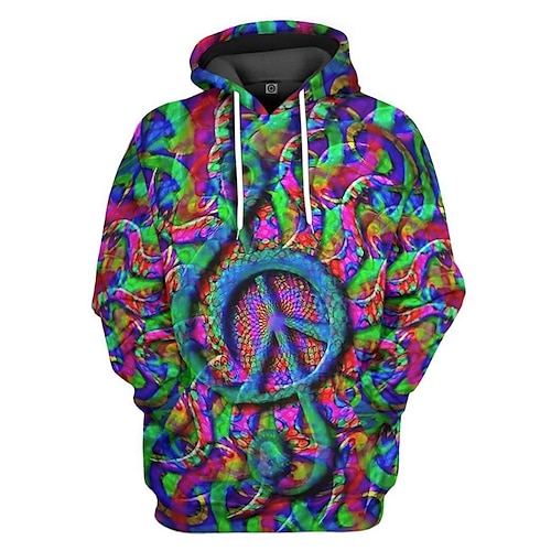 

Herren Hoodie Sweatshirt Kapuze Blau Mit Kapuze Grafik-Drucke Bedruckt Täglich Sport 3D-Druck Strassenmode Designer Basic Frühling Herbst Bekleidung Hippy Kapuzenpullover Sweatshirts