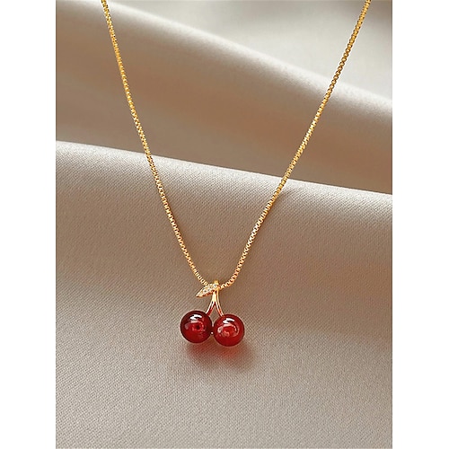 

Mujer Collares Moda Exterior Fruta Collares
