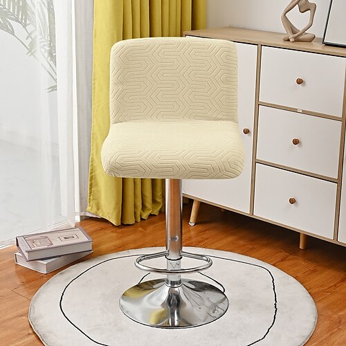 

Cubierta de taburete de bar elástico, taburete de mostrador de pub, funda de silla, taburete de bar giratorio cuadrado, cubierta de silla para comedor, funda de asiento de café, protectores